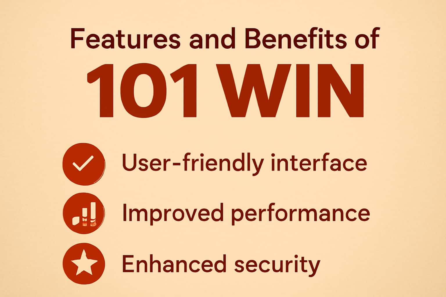 An illustrative scene highlighting the features and benefits of the 101 Win platform.