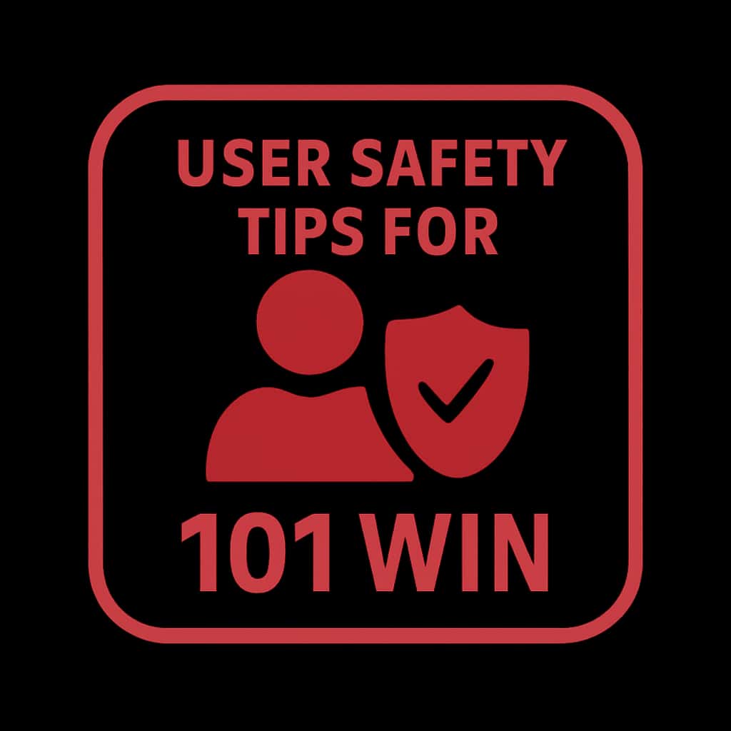 Icon representing User Safety Tips for 101 Win.