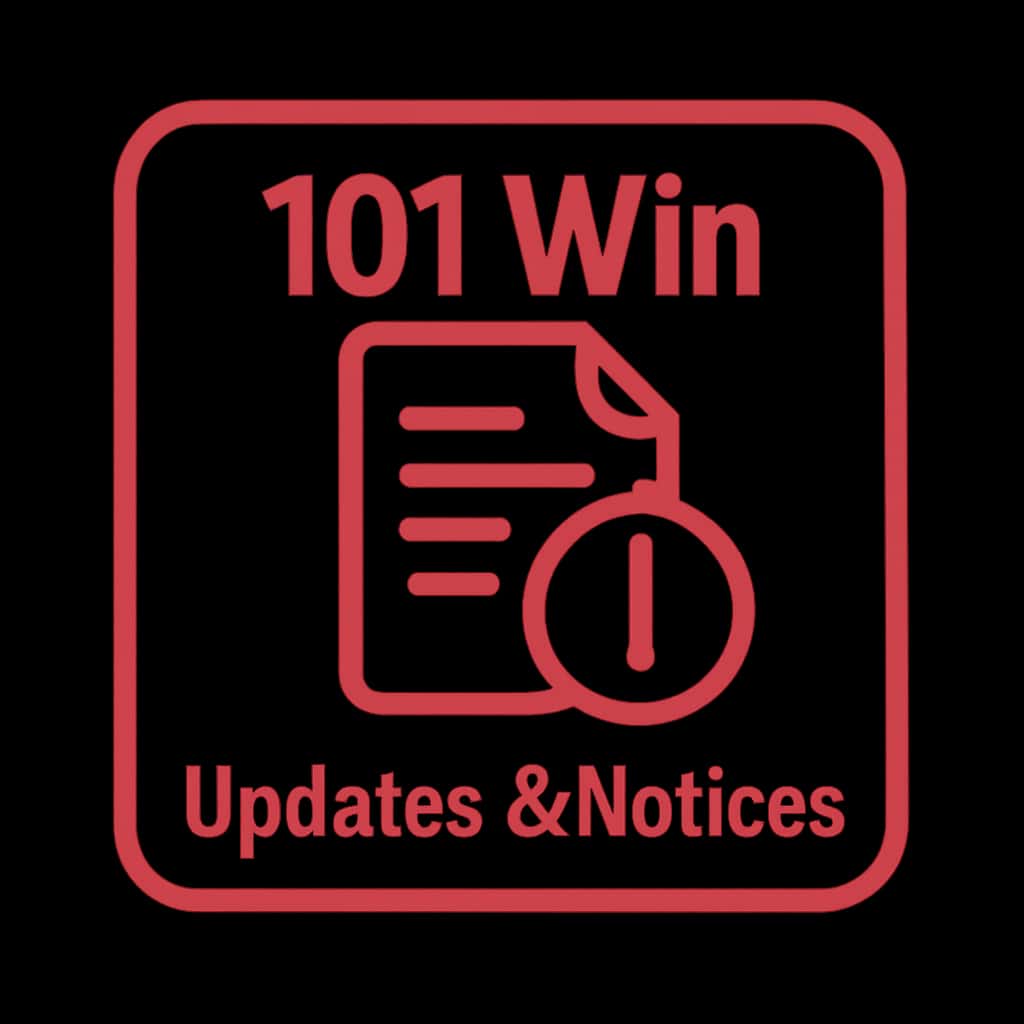 An icon reflecting the essence of 101 Win Updates & Notices, symbolizing guidance and support.