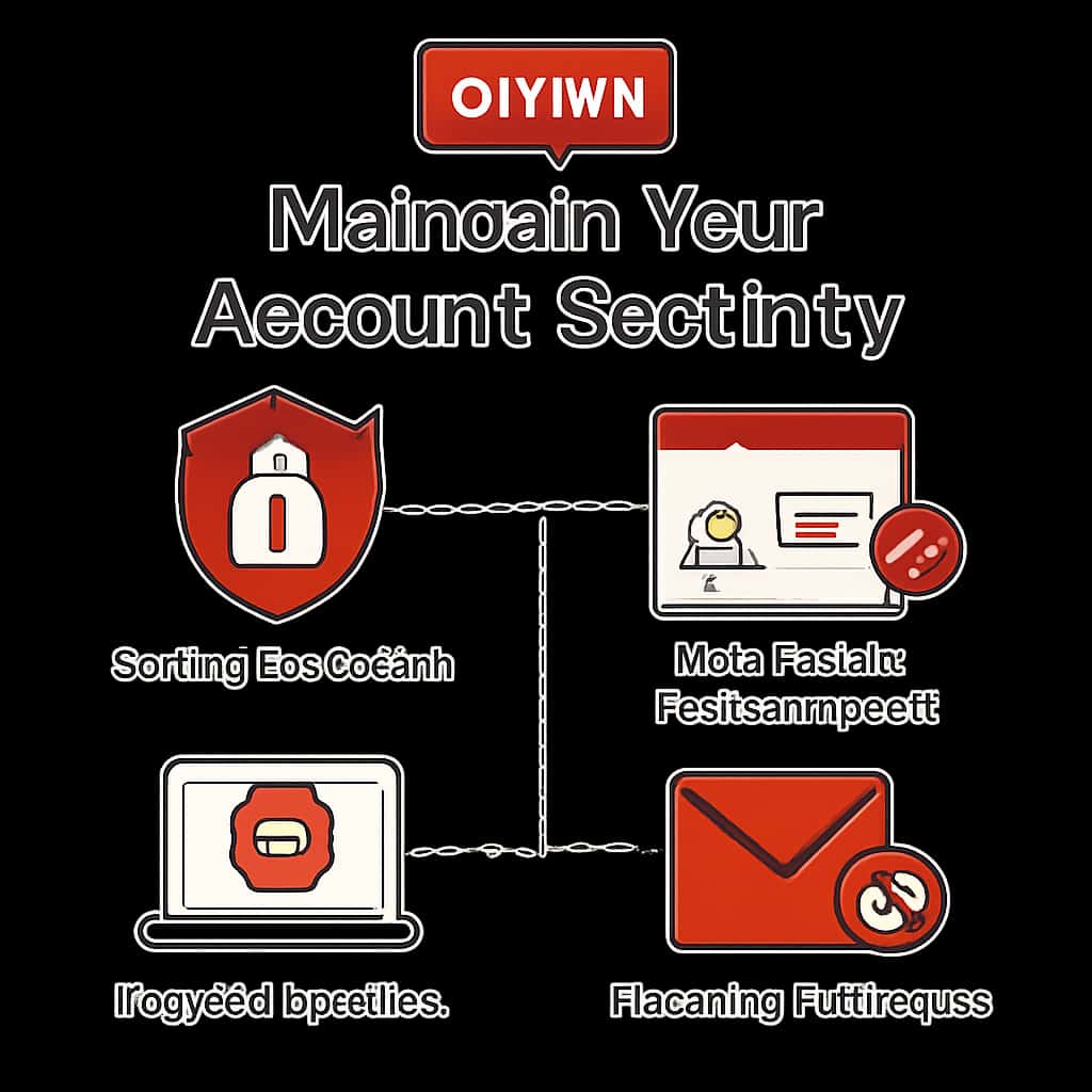 An educational diagram illustrating steps to secure your 101 Win account.