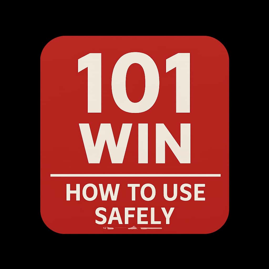 Icon representing safe usage of 101 Win.