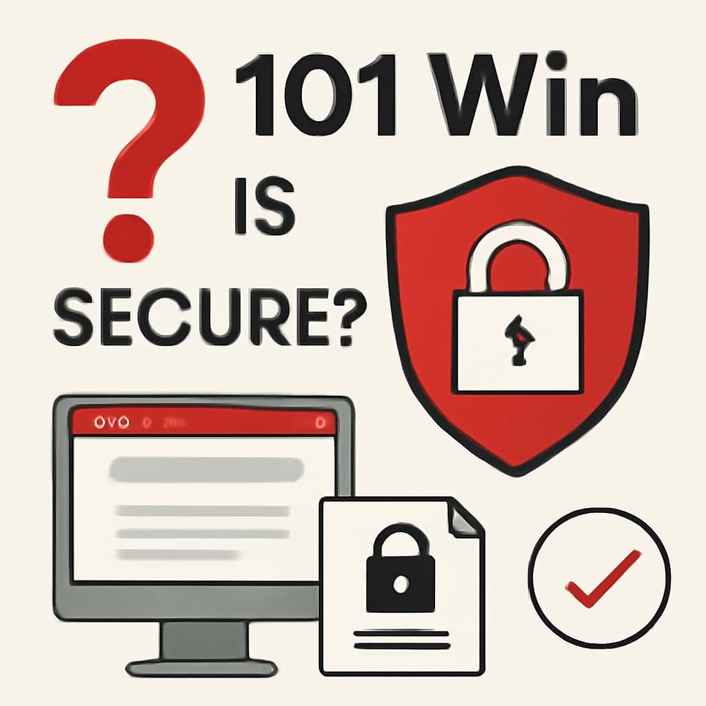 An educational diagram illustrating the security measures in 101 Win.