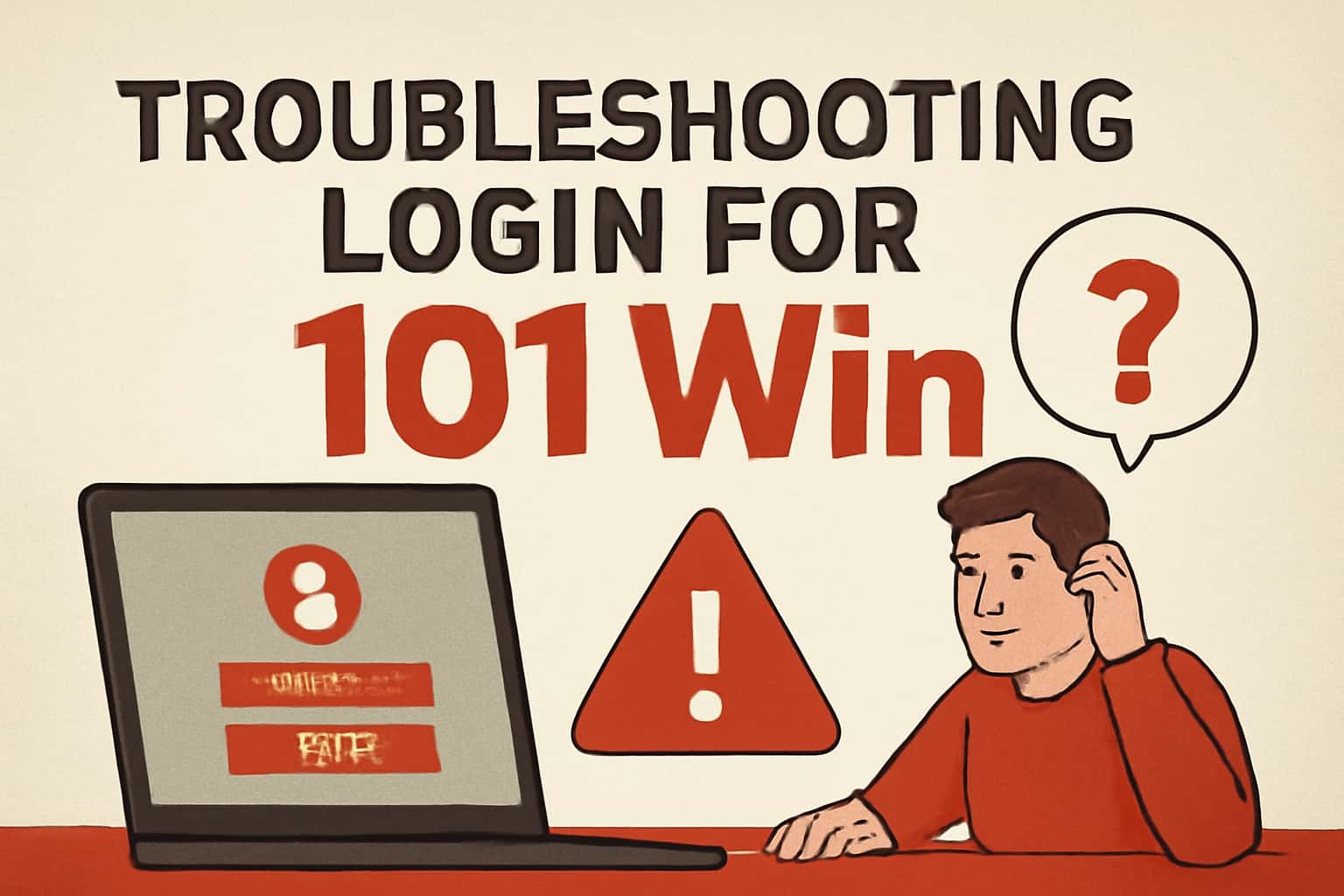 A professional visual representation of troubleshooting login for 101 Win, showcasing the topic clearly.