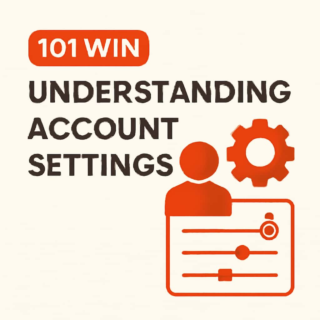 An educational diagram illustrating 101 Win Account Settings.